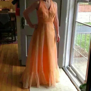 cream color bridesmaid dress Long Vintage Off Shoulder Bridesmaid Dress, Elegant Soft Satin Backles   Dairy Bridal